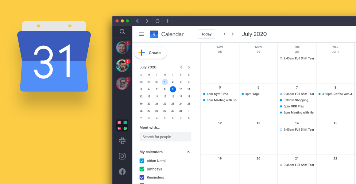 Hvad er Kalender i Google Workspace